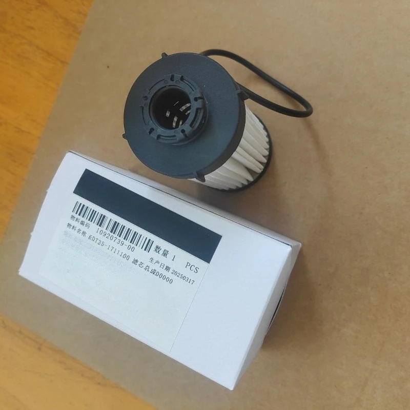

6DT35-1711100 Подходит для BYD Qin Plus DMI, экран трансмиссионного фильтра Han Song Plus, влажный элемент масляного фильтра с двойным сцеплением коробки передач
