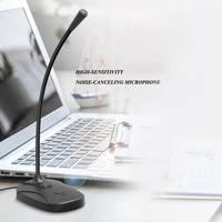 usb desktop microphone pc computer mic gaming chatting online class 3 5mm microphone adjustable hose studio microphone