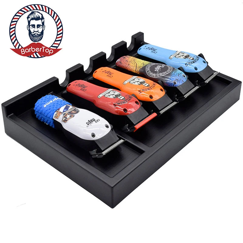 

Barber Electric Clipper Storage Rack Hanger Hairdressing Clippers Salon Hair Trimmer Holder Scissors Tray