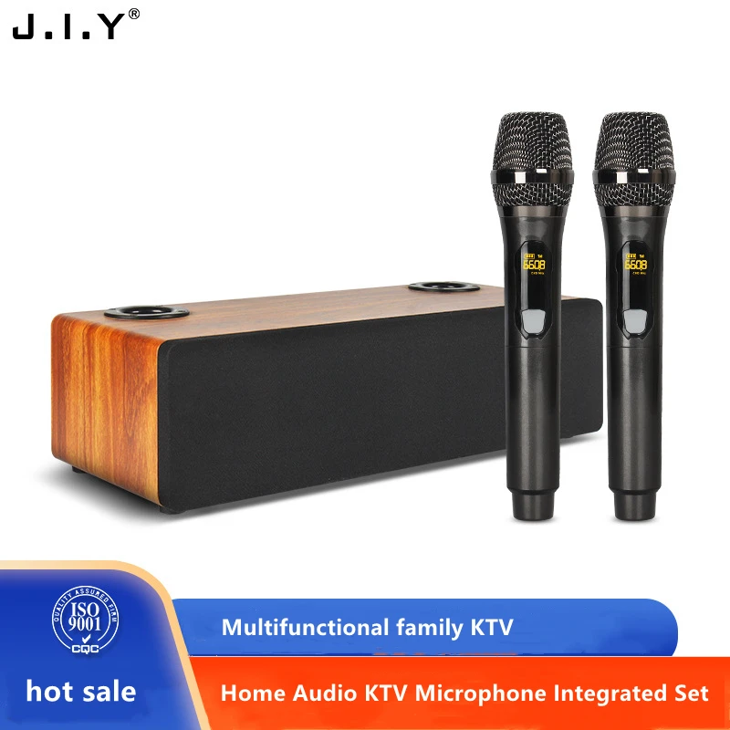 

Беспроводной микрофон для домашнего телевизора K ТВ Аудио все-в-одном Bluetooth Динамик ТВ компьютер настольный сабвуфер один для двух беспроводных микрофонов