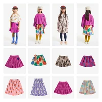 childrens skirts 2022 autumn and winter new girls cartoon color matching printing casual short skirt girls skirt 2022 autumn