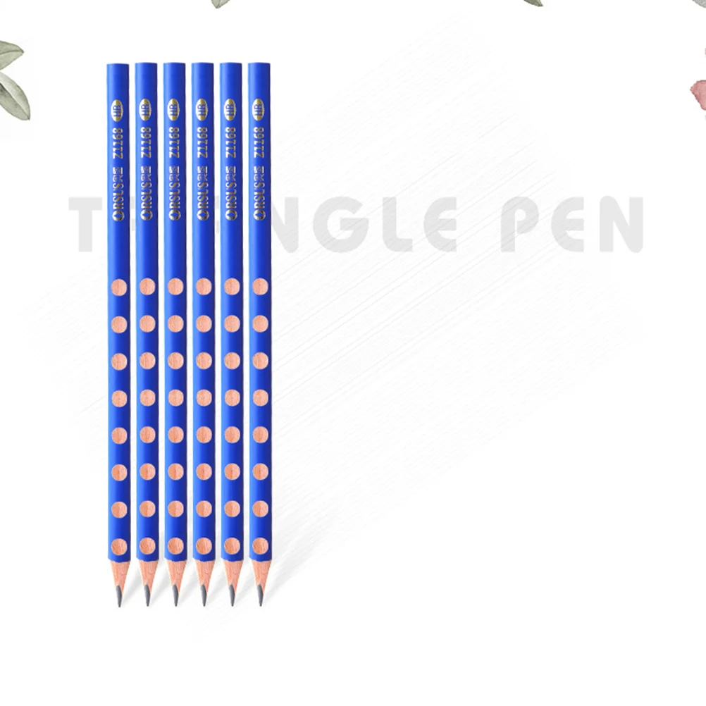 

Pencilsgift Writing Kids Triangular Triangle Fat Stationary Drafting Write Toddlers Preschoolers Wooden Student Drawingsketching