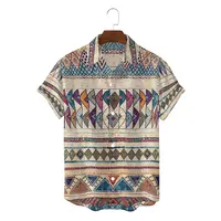 Moroccan Boho Rug Style  Unique 3D Shirt Navajo Oriental Casual Hawaii Shirts Hot Sale Stuff For Men Women