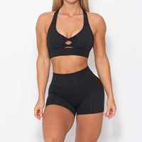 cxuey elasticity sports bras shorts yoga sets women gym sports suit for fitness tracksuit workout clothes for women sportswear s