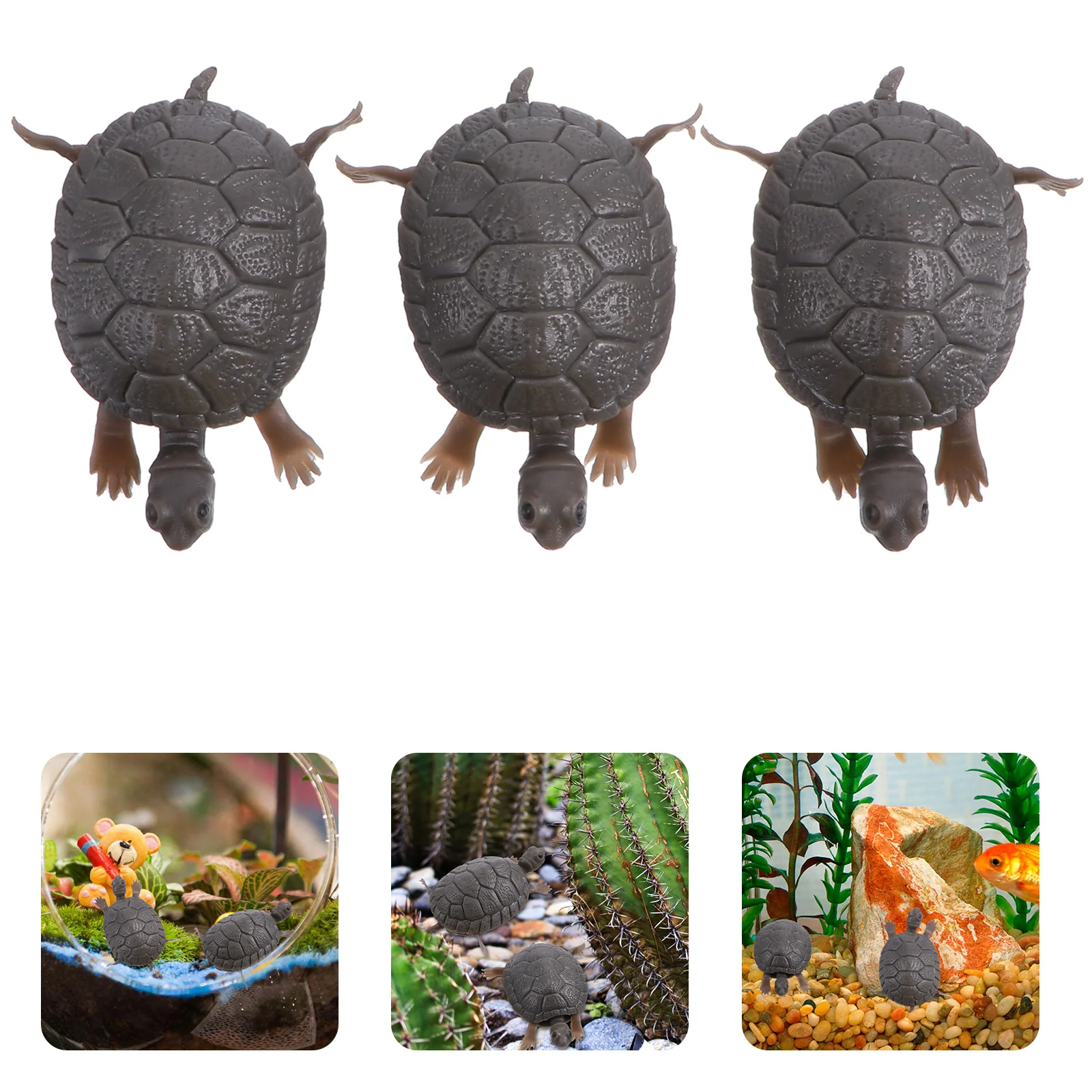 

Plastic Fish Bowlations Ornament Artificial Aquarium Animals Fake Plastic Turtle Artificial Turtle Ornament Fish Tank