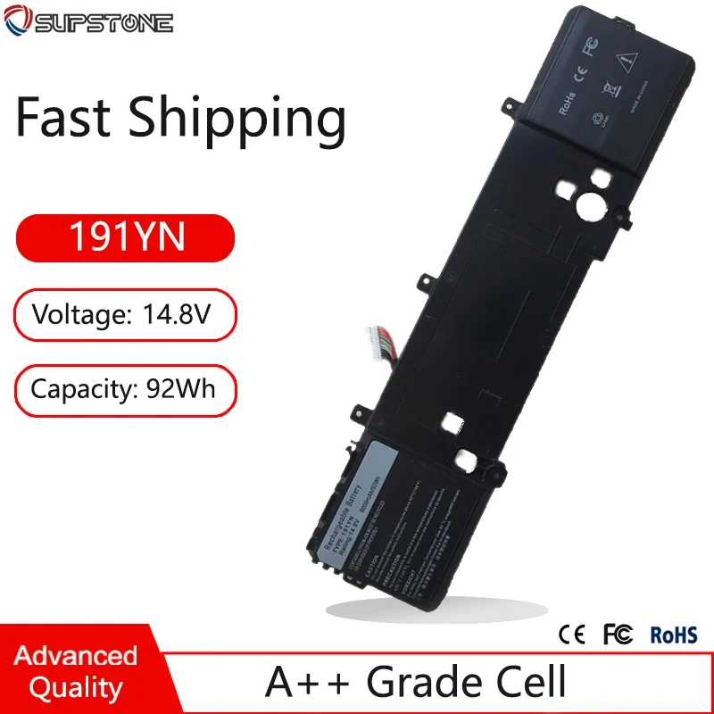 Фото 2F3W1 191YN аккумулятор для ноутбука Dell Alienware 15 R1, R2 ALW15ED-2718 AW15R2-6161SLV P42F ALW15ED-2828 ALW15ED-1828 410GJ 8NH55 №1