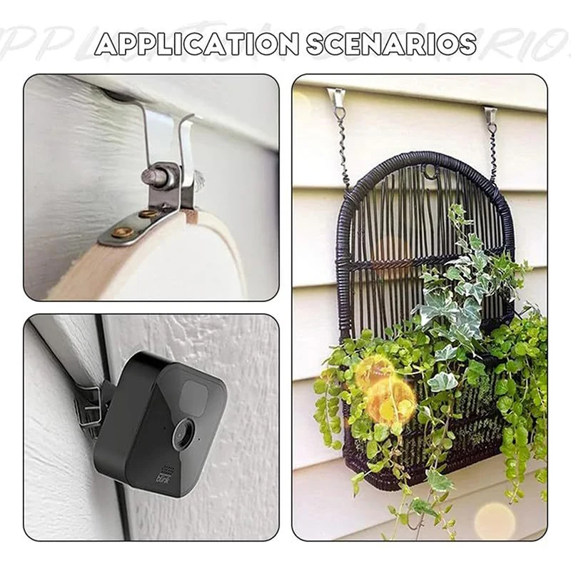 20 шт. S-образные виниловые Крючки из нержавеющей стали