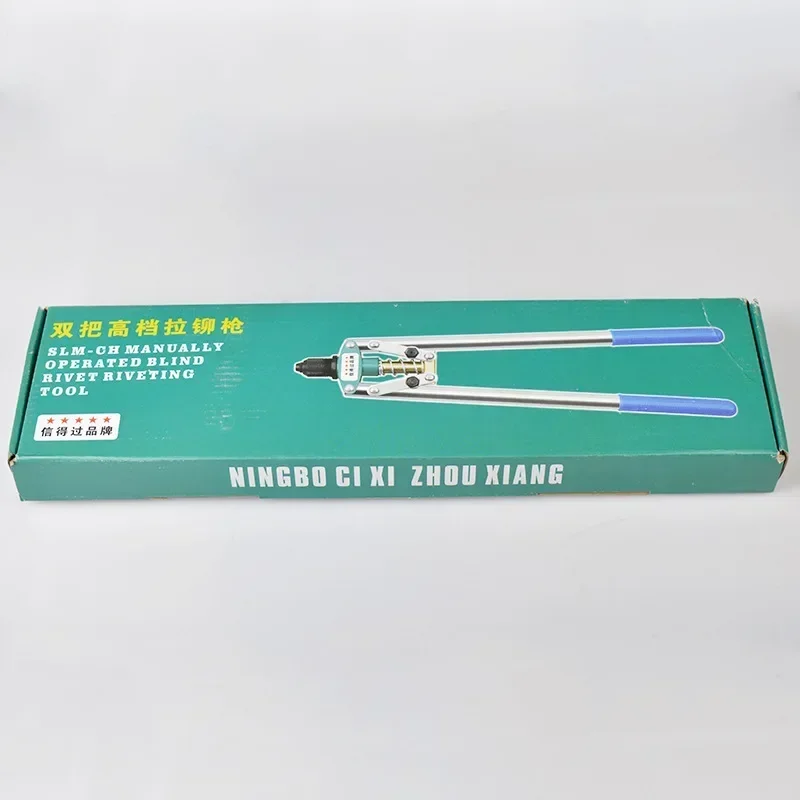Двусторонний ручной пистолет для заклепок с длинной рукояткой экономичный