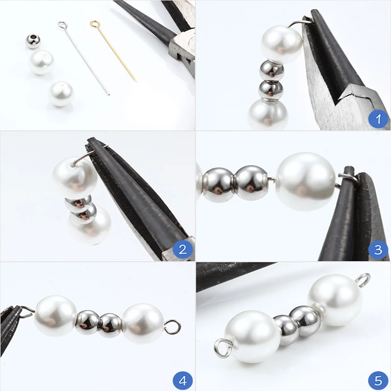 New Fashion Eye Head Pins 18K Gold-Plated Stainless Steel Jewerly Accessorie DIY Necklace Earring Pearl Pendant Needle Wholesale