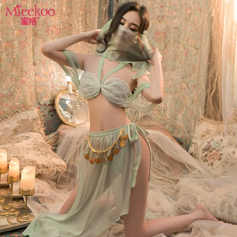 

sexy lingerie Hu Xuanwu female Hanfu suit sexy suit gauze perspective role-playing cosplay