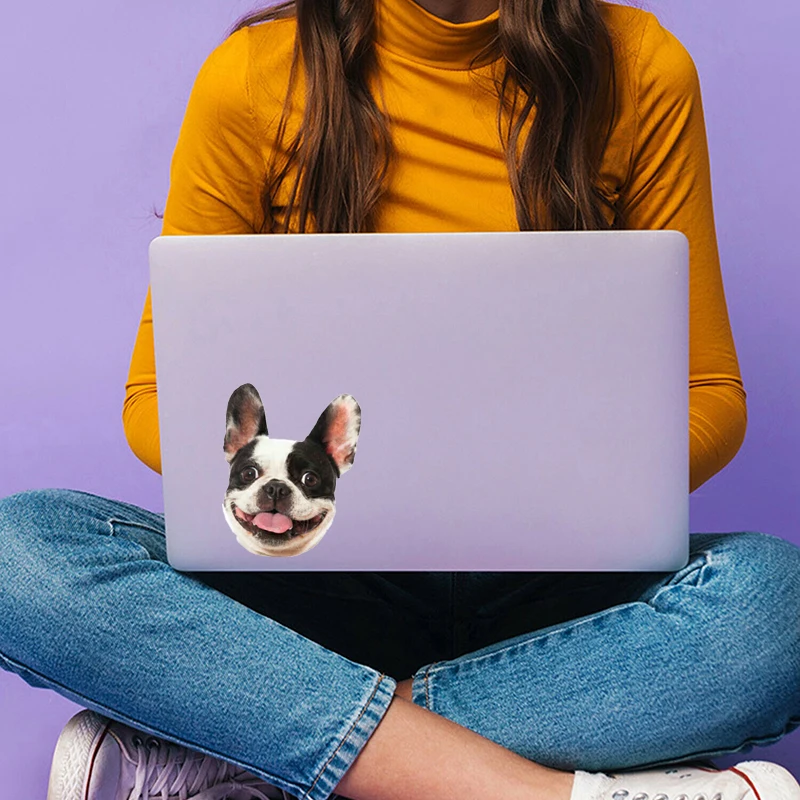 DK210 # 11x14 см французский бык собака автомобильные наклейки забавные креативные