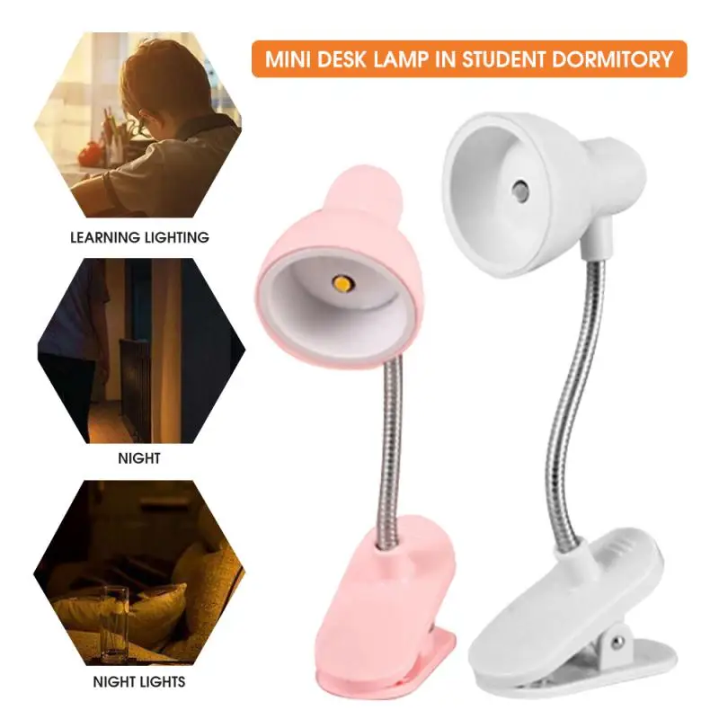 

Abs Night Lights Mini Ins Decoration Lr41 Three Pieces Table Lamp Clip Design Household Tools 12.5x5cm Desk Lamp Led Book Light