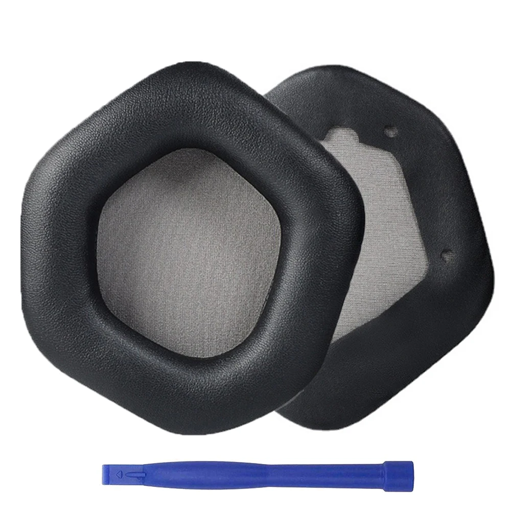 1Pair Replacement Potein Leather Memory Foam Cushion Ear Pads Earprads for Asus Rog Strix 7.1 2.0 PRO DSP Wireless Headphones - купить по