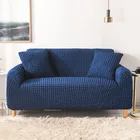 Эластичный однотонный чехол для углового дивана Seersucker, эластичный чехол для 3-х местного дивана, секционный чехол для кресла, дивана для гостиной, дома
