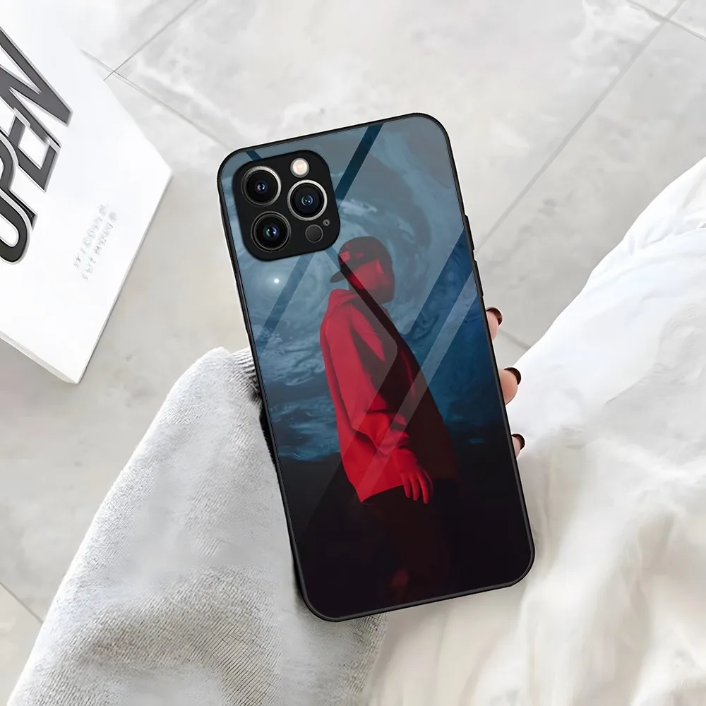 Чехол для телефона iPhone 15 14 Pro 11 13 12 Mini XS Rapper XR Quevedo Max 6 8 7 Plus SE Glass Luxury Design Cove