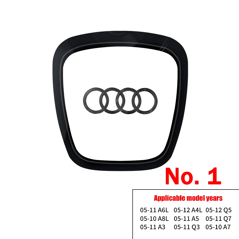 

Автомобильный Стайлинг рулевого колеса с логотипом накладки для AUDI A6L Q7 Q3 Q5 A7 A5 A3 A4L A8L A8 Q5L Q8 A7L Q6 E-TRON SQ5 аксессуары