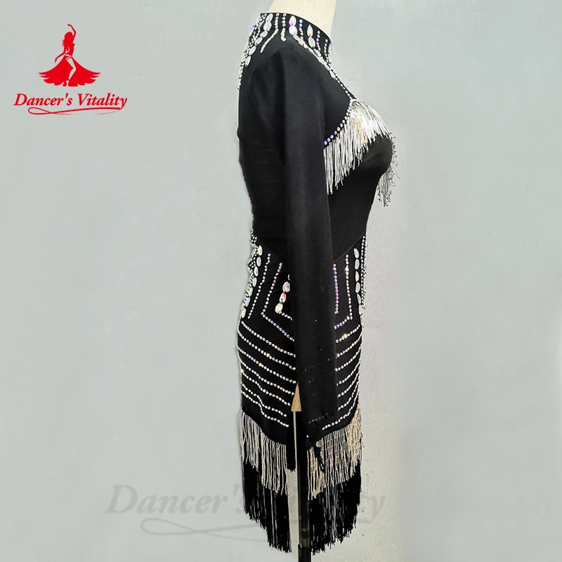 Платье для латиноамериканских танцев выступлений женщин Rumba Chacha Танго