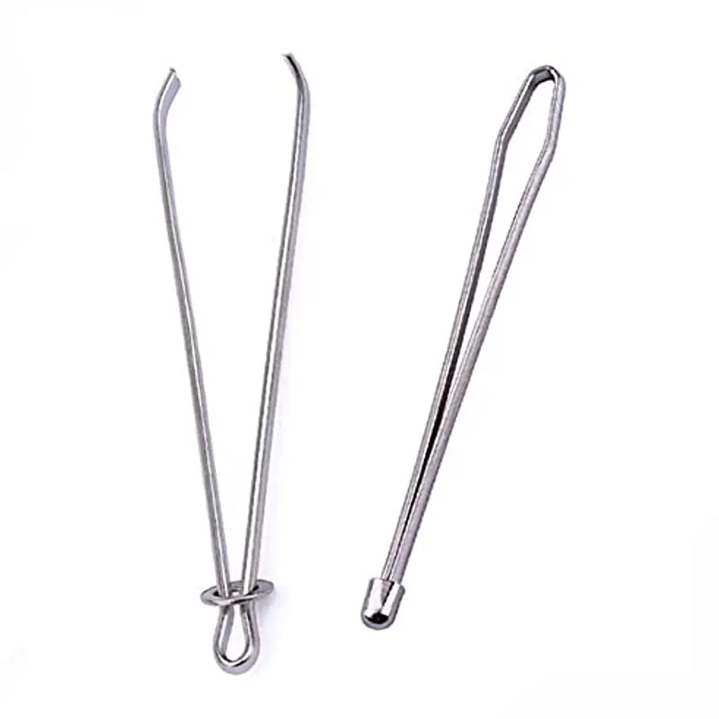 

2pcs High Quality Garment Clips Sewing DIY Tools Elastic Band Tape Punch Cross Stitch Threader Wear Elastic Clamp