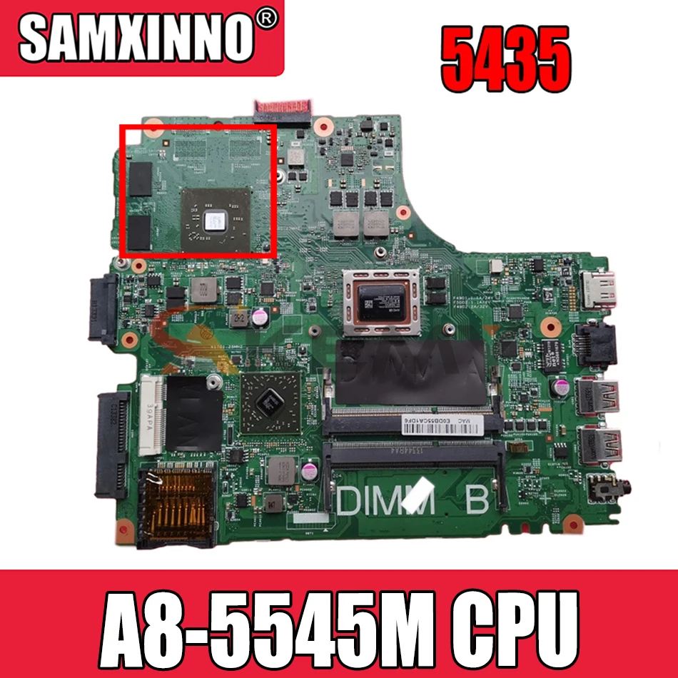 

Akemy PWB F77G4 REV A00 CN-0616FF 0616FF 616FF Main board for DELL inspiron M431R 5435 laptop motherboard A8-5545M ddr3