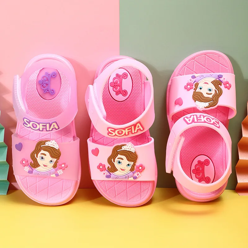 Детские летние туфли Белоснежка дезодорирующие дышащие сандалии-желе на липучке