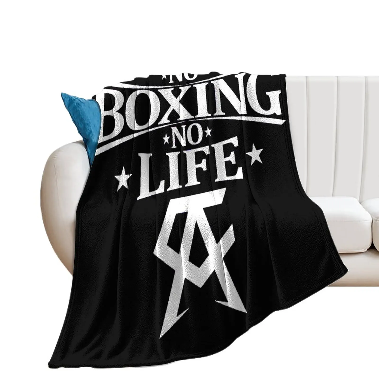 

Canelos Alvarez No Boxing No Life Essential 4 Woollen Blanket Sports Activities Classic Bed Snug Resist Pilling