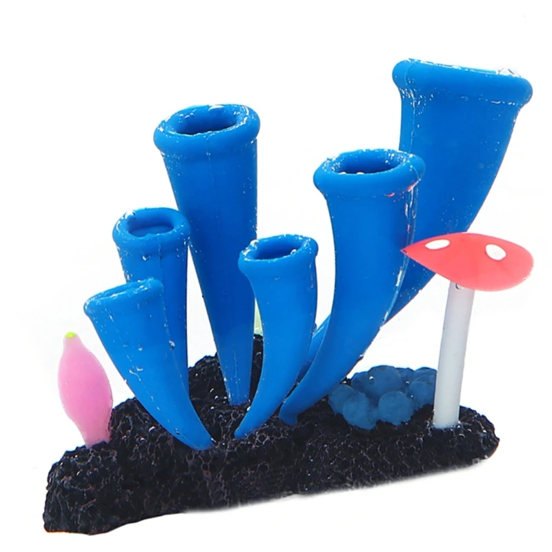 SZWA аквариумные декорации растительные украшения красочные резервуары для