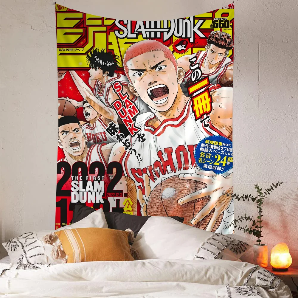 Slam Dunk ANIME Висячий богемный гобелен Дешевый хиппи Настенный настенный Мандала
