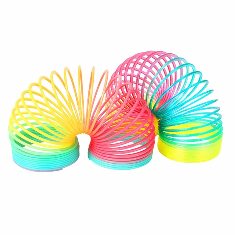 

Magic Bouncing Rainbow Circle Spring Coil Children's Educational Toys Early Education Creative Magic Toys