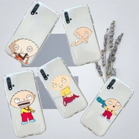 family guys funny cute cartoon phone case transparent for huawei honor p mate y 20 30 40 10 8 5 6 7 9 i x c pro lite prime smart