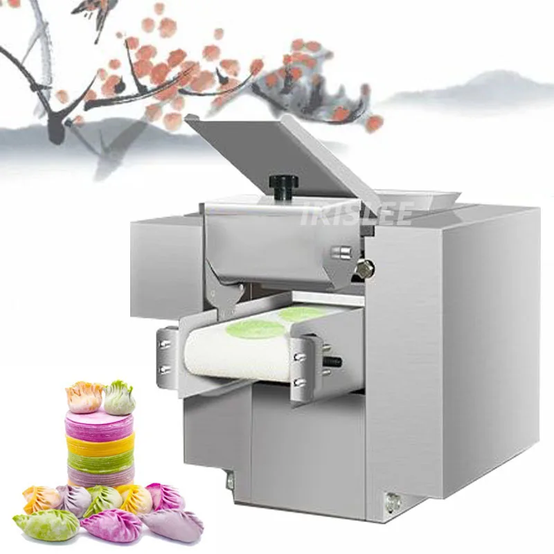 

110V/220V Dumpling Machine Dumpling Skin Machine Dough Rolling Machine Pasta Maker Wonton Skin Wrapper Slicer Stainless Steel