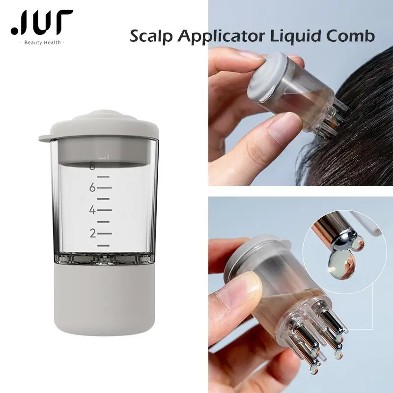 

Scalp Applicator Comb For Medicine Scalp Head Fluid Comb Essential Oil Hair Treatment Device Hair Massager Brush Growth For Head
