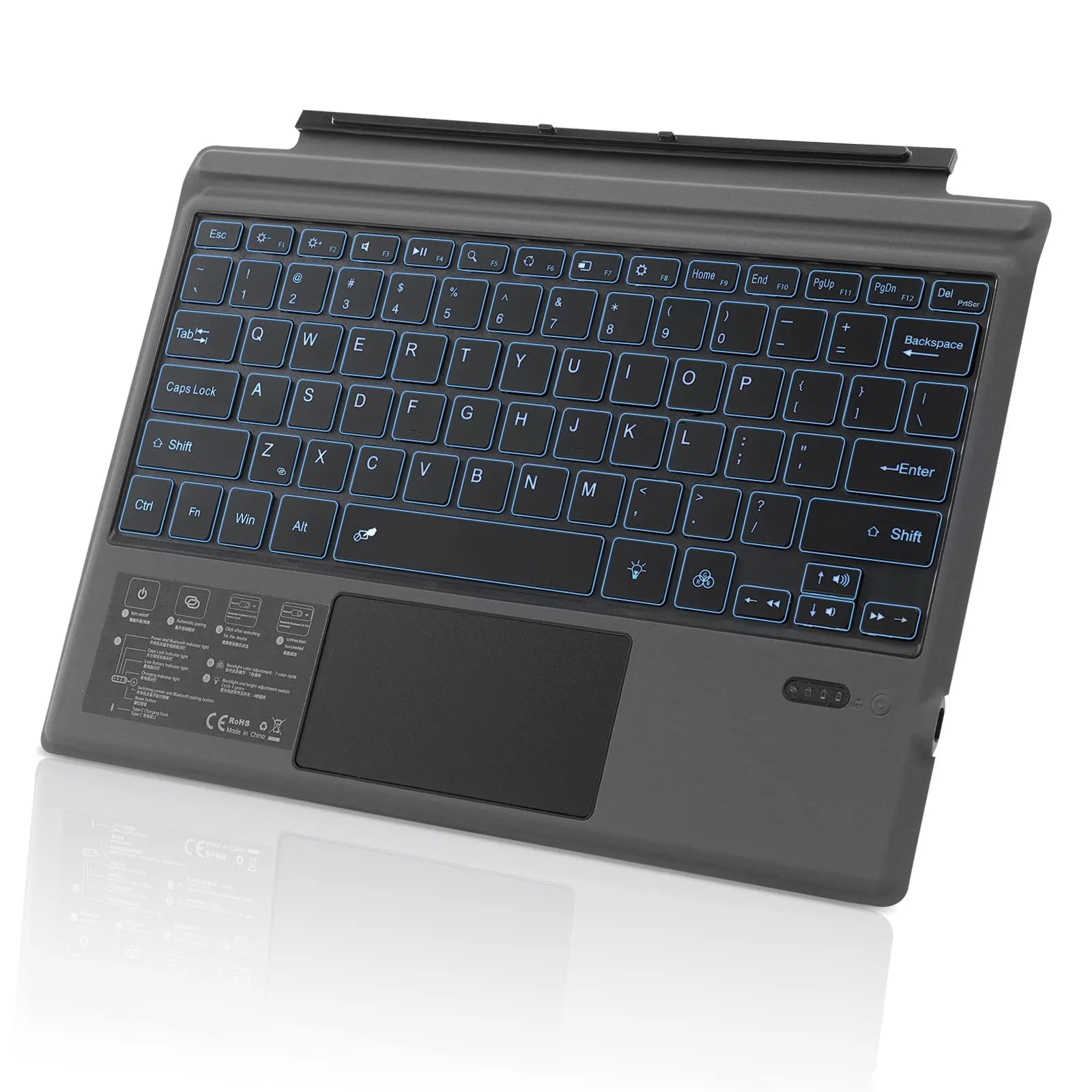 Wireless Bluetooth Keyboard for Microsoft Surface Pro 3/4/5/