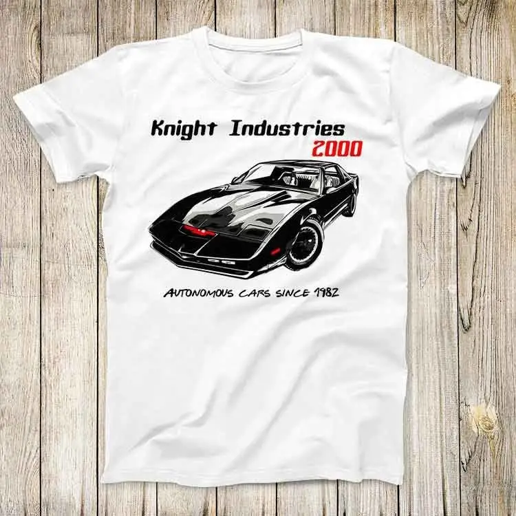 Футболка Knight Industries 2000 телешоу Kitt автономный крутой автомобильный топ подарок