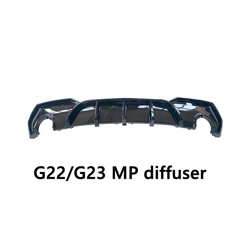 Задний бампер задний диффузор светодиодный спойлер для губ BMW 4 серии 2020 + G22 G23 420i