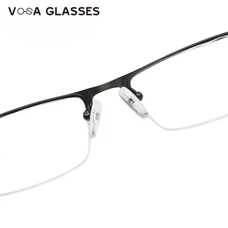 Мужские очки для чтения из титанового сплава несферические линзы с 12-слойным