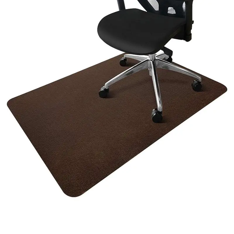 Mat For Hardwood Floor Self-adhesive Pvc Hard Floor Desk Mat Desk Computer Gaming Chair Mat Under Desk Low-pile Rug