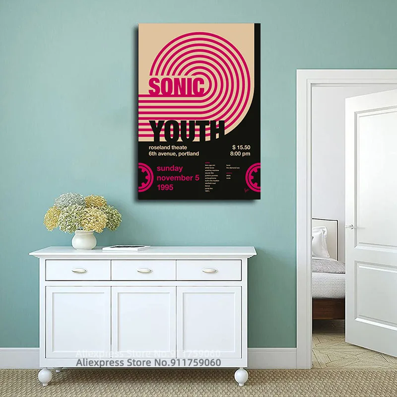MY Sonic Youth постер с музыкальным списком печать на холсте для украшения дома картина
