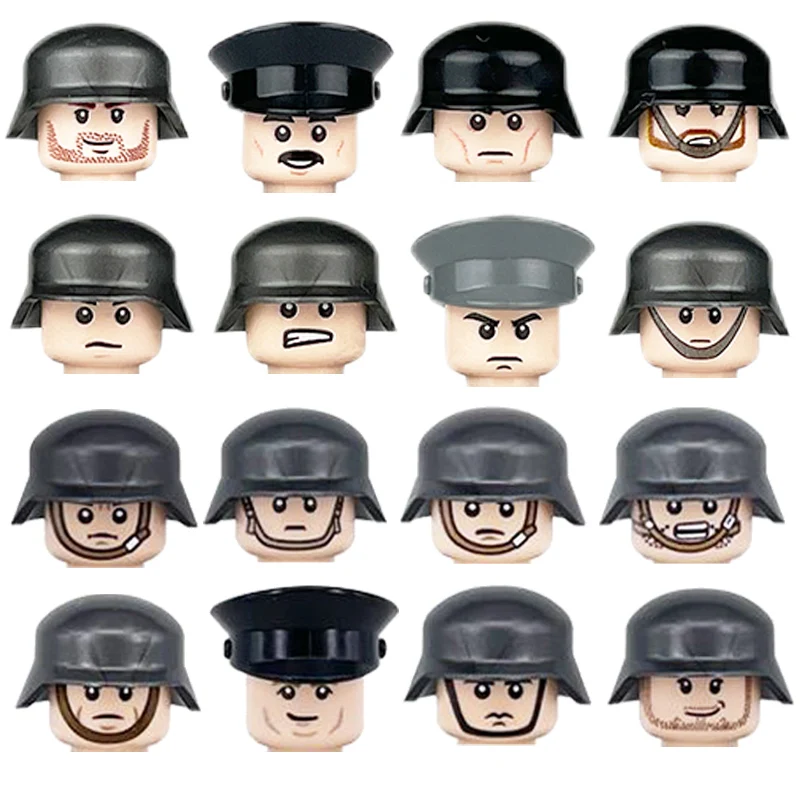 Солдаты Второй мировой войны военные фигурки аксессуары для шлема строительные