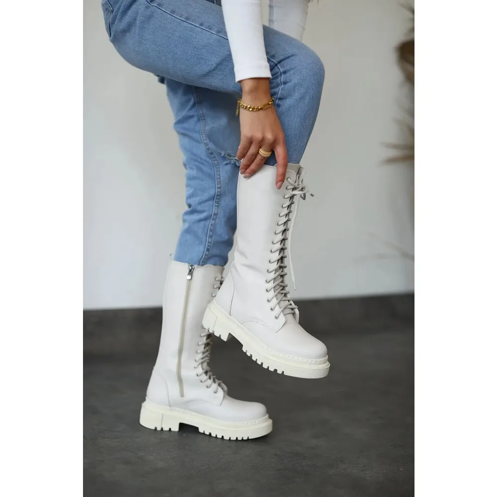 

Dorlie-Women Boots Beige Skin