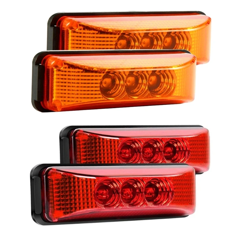 LED Side Marker Lights   Sealed & Waterproof Surface-Mounted