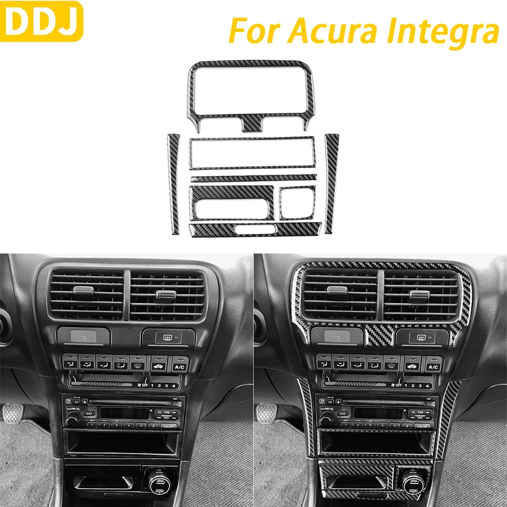 Аксессуары для Acura Integra 1994-2001 центральная консоль из углеродного волокна панель