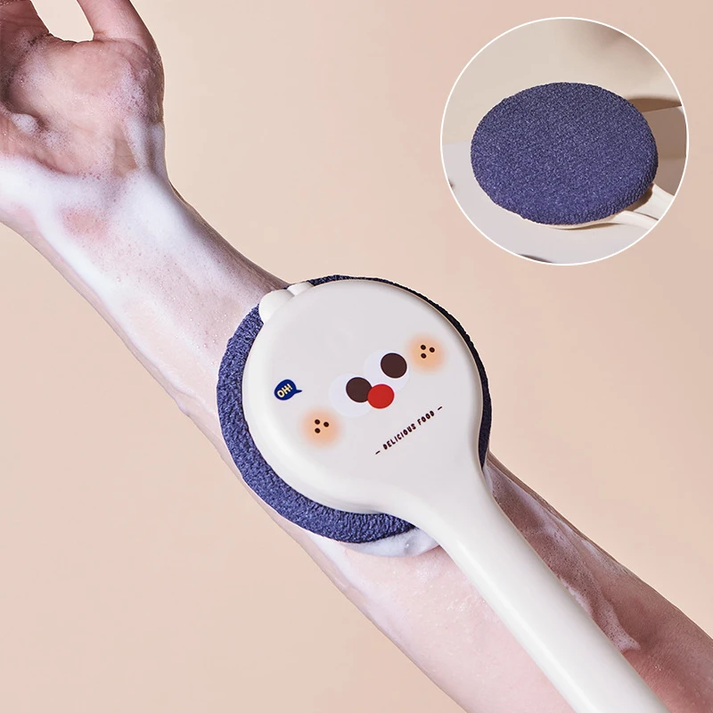 Прочная щетка для мытья на спине длинная ручка душа тела в ванную комнату