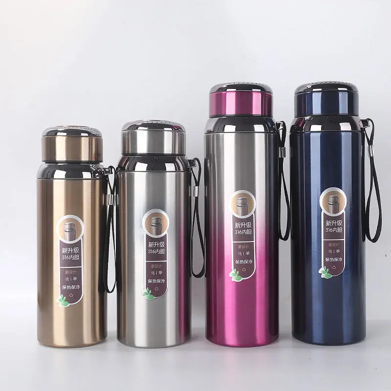 

High Quality 800ML Thermos Bottle Insulated Double Wall Stainless Steel Water Bottle Vacuum Flask for Coffee Mug Travel Cup