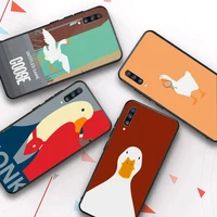 duck goose game phone case for samsung a51 a30s a52 a71 a12 for huawei honor 10i for oppo vivo y11 cover