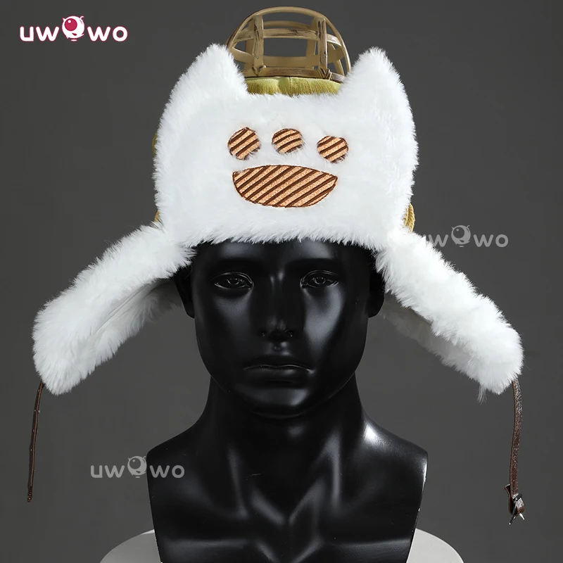 UWOWO Collab Series: Game Monsterr Hunterr Wilds Felyne Hats Косплей Плюшевая кепка Шляпа для взрослых