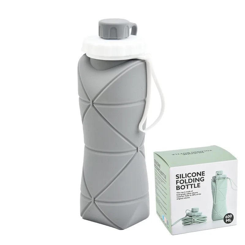 

Large Capacity Silicone Water Bottle Travel-friendly Collapsible Water Bottle for Coffee and Water