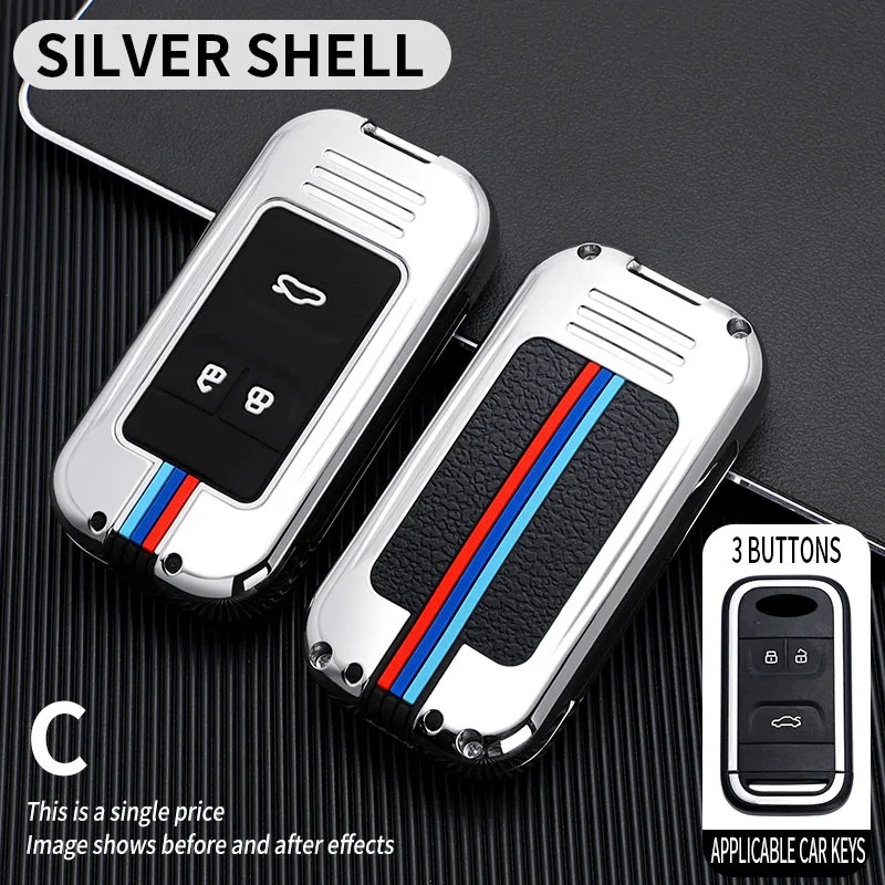 

Car Key Case For Chery 8 7 5X 2019 2020 Tiggo 8 Tiggo 7 Smart Keyless Remote Cover Fob Set Protection Shell Keychain Accessories