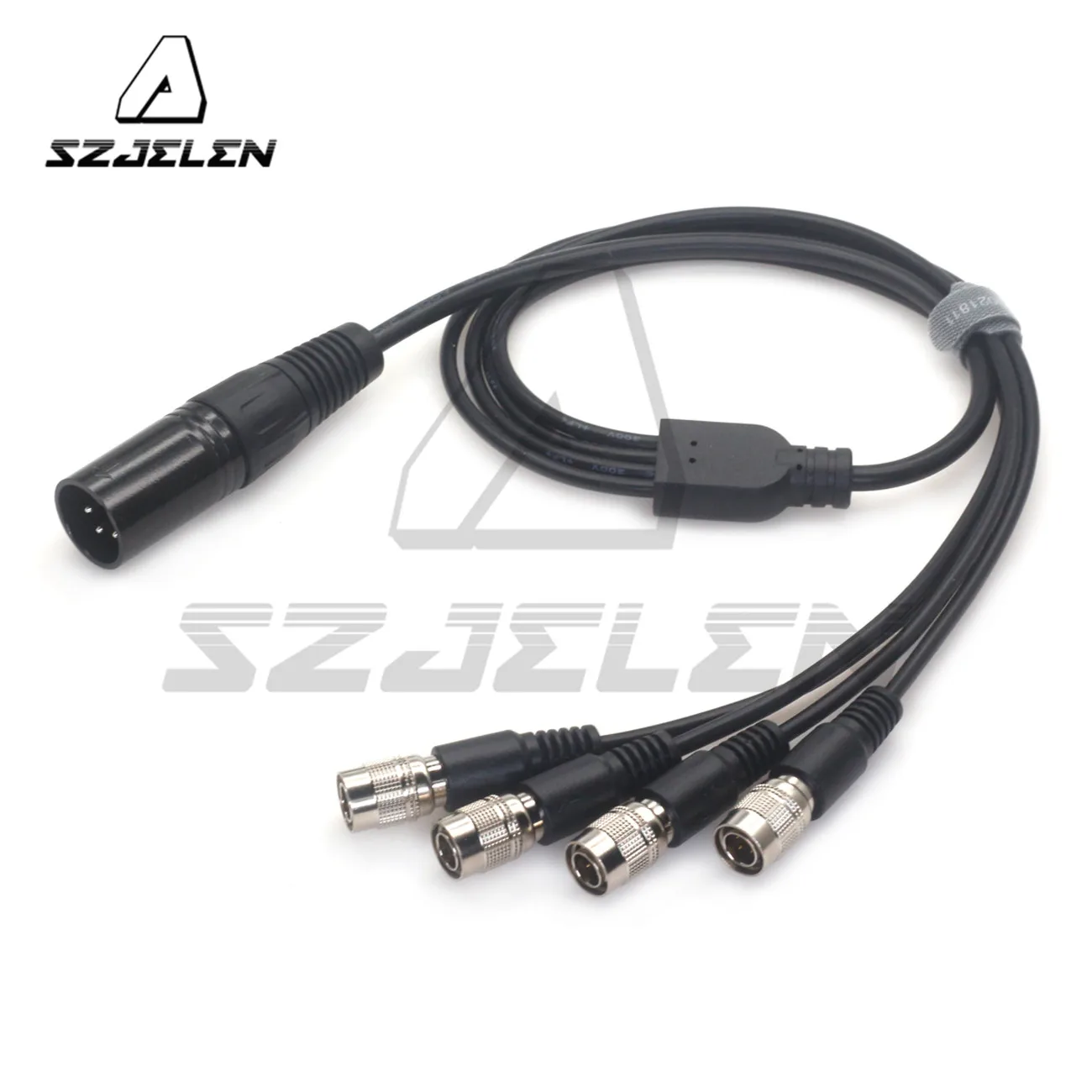 XLR 4Pin/DTAP/DC2.1 Female to 4 x Hirose 4-Pin Sound Devices 688 633 Power Cable/Zoom F8 Power Cable