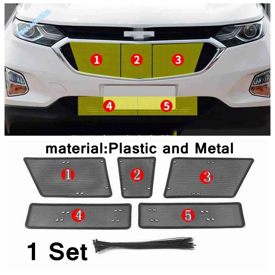 

Подходит для Chevrolet Equinox 2017-2020, передняя решетка автомобиля, сетка от насекомых, сетка для экранирования насекомых, внешние детали, аксессуары, чехол