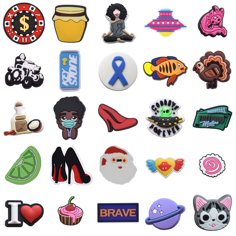

Boy Kids Shoes Accessories Men Women Charm Wholesale Bulk Shoe Charms Packs Gifts Decorations for Crocs Para Pins Girl Set Jeans